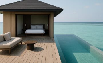 Overwater villa in Alila Kothaifaru Maldives
