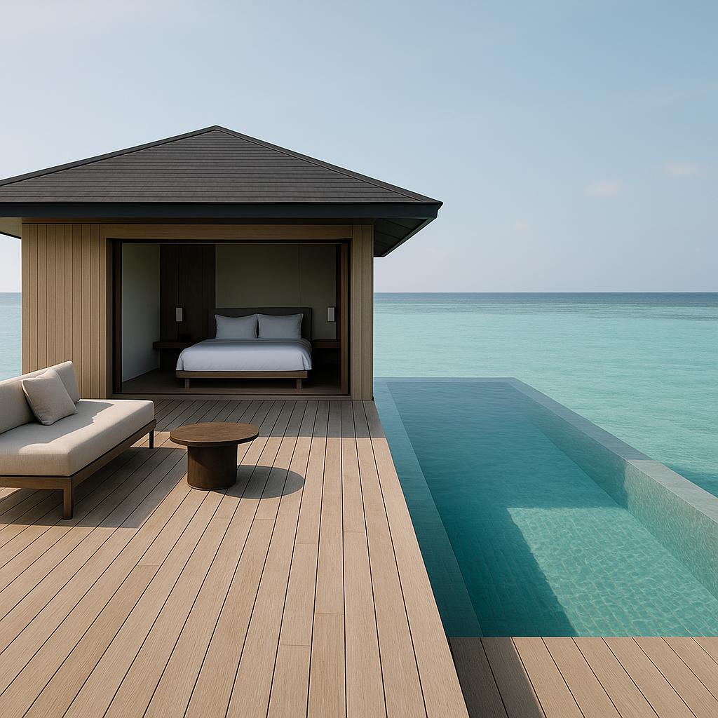 Overwater villa in Alila Kothaifaru Maldives