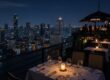 Banyan Tree Bangkok rooftop dining overlooking city skyline at night