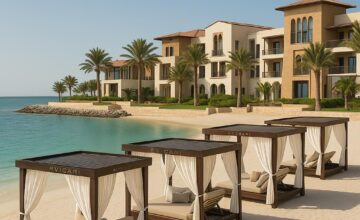 Bvlgari Resort Dubai private beach and cabanas