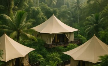 Capella Ubud luxury jungle suite with rainforest surroundings