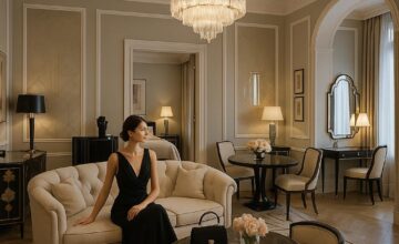 Luxurious art deco suite at Claridge's London