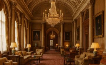 Cliveden House interior with classic British elegance