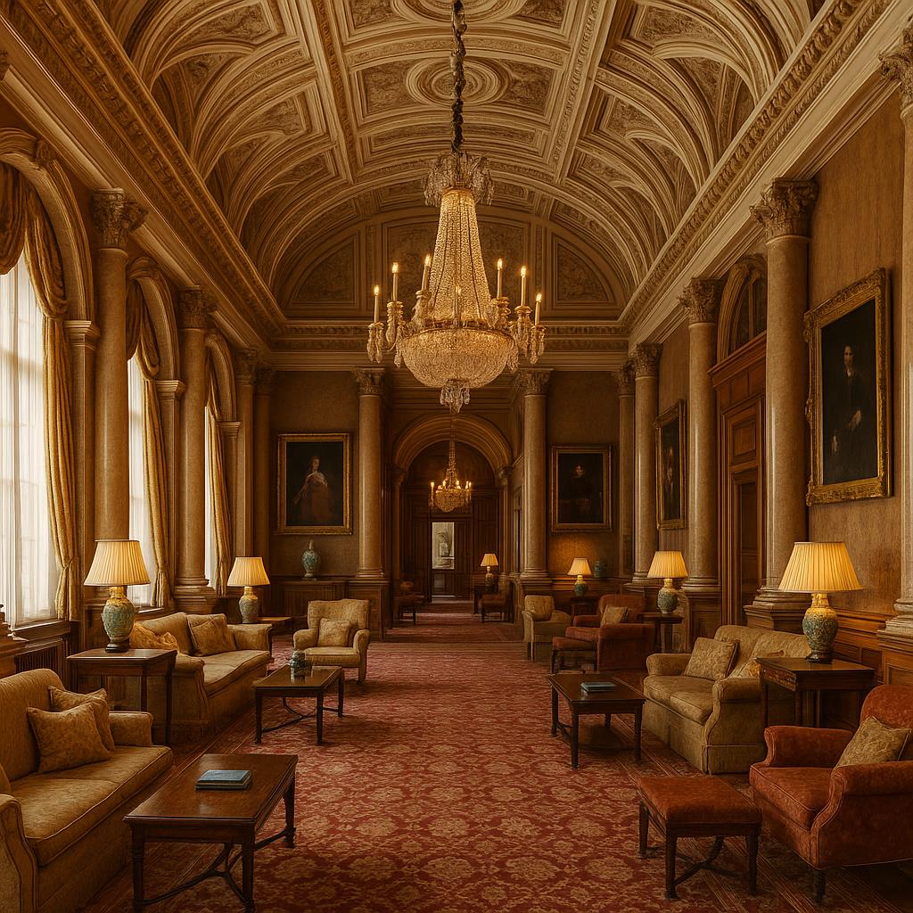 Cliveden House interior with classic British elegance