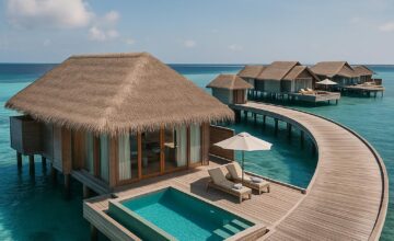 Overwater luxury villas at Conrad Maldives Rangali Island