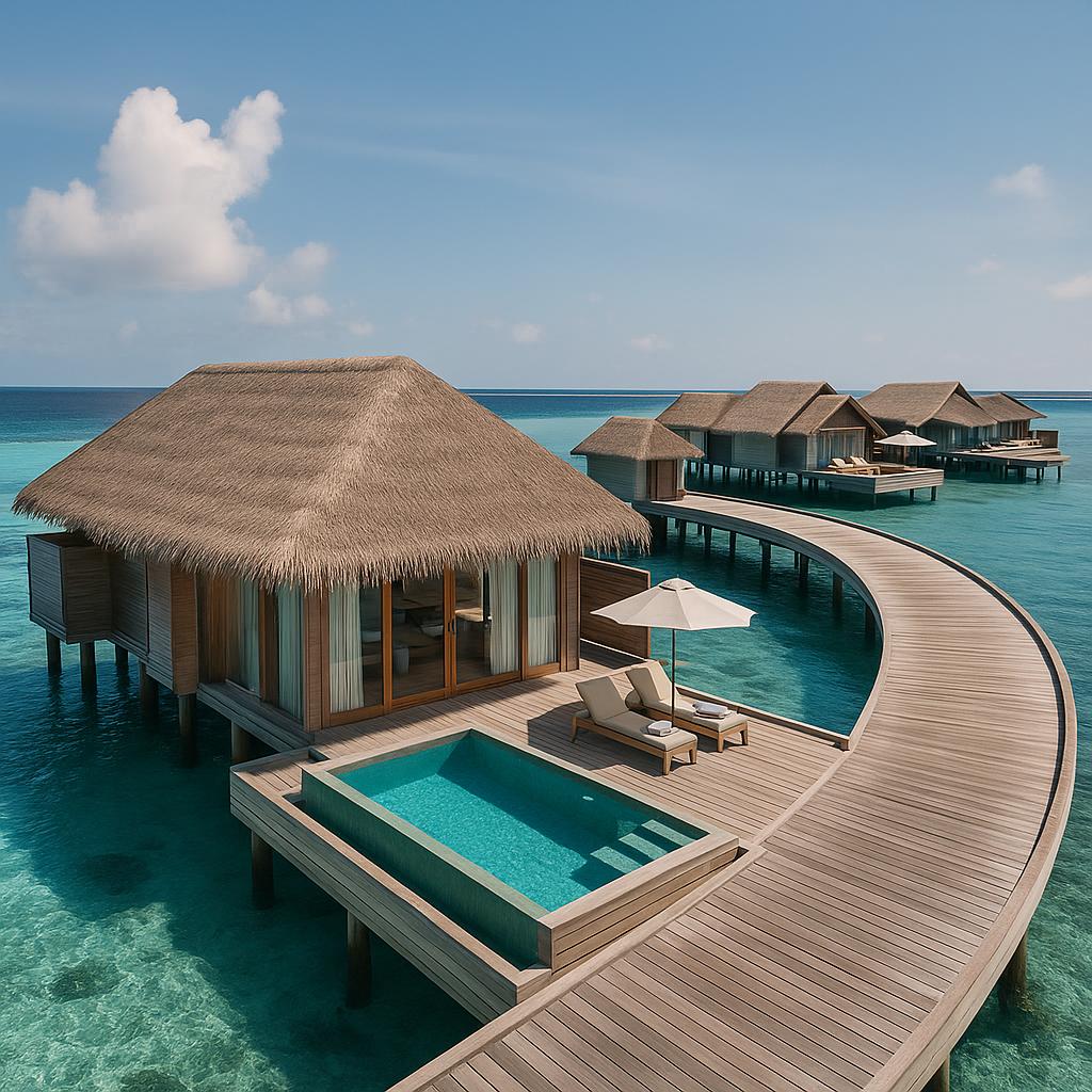 Overwater luxury villas at Conrad Maldives Rangali Island