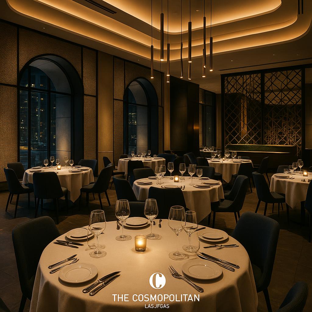 Elegant dining room at Cosmopolitan Las Vegas