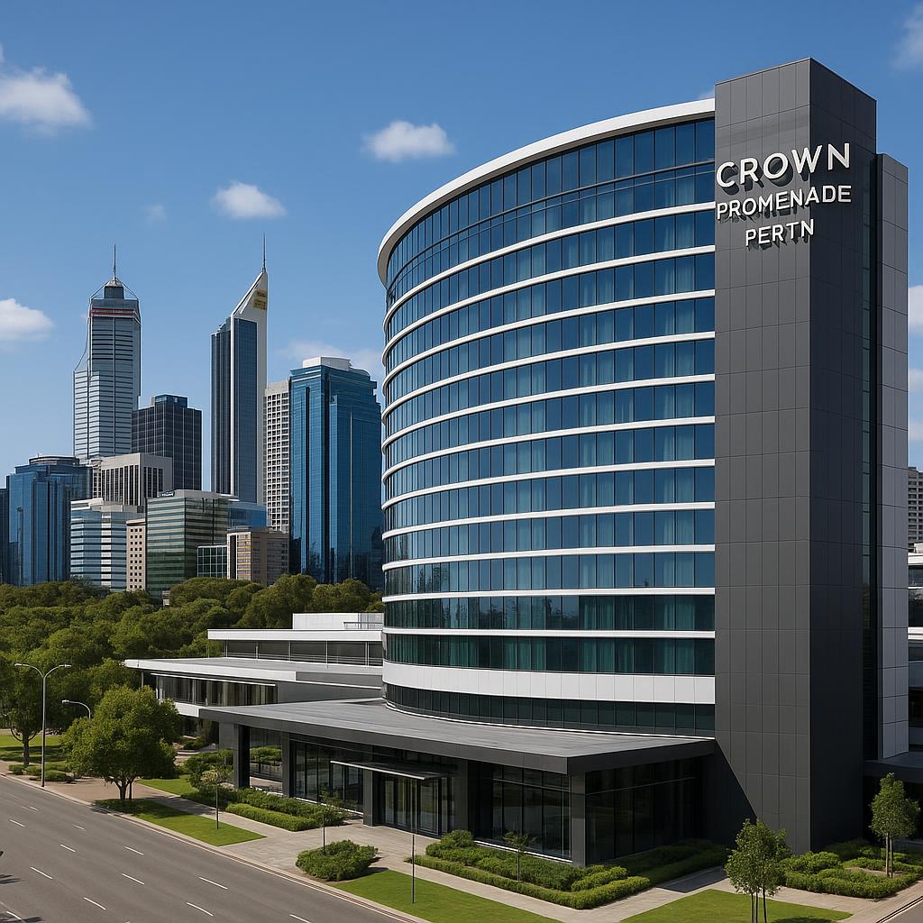 Crown Promenade Perth hotel exterior in city