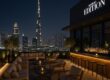 Dubai EDITION rooftop bar night view