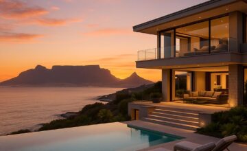 Ellerman House mansion with ocean and mountain views