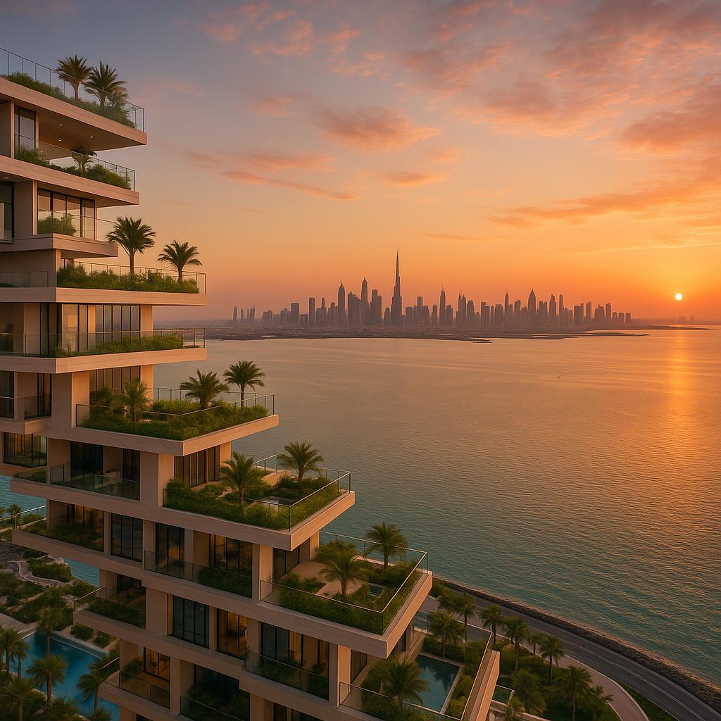 Atlantis The Royal sky garden panorama