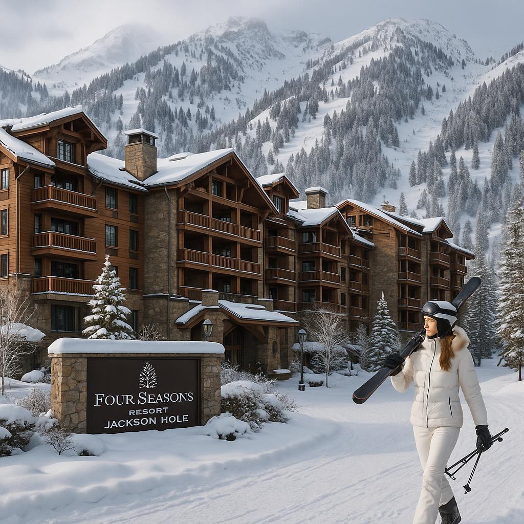 Four Seasons Resort Jackson Hole Winter Exterior