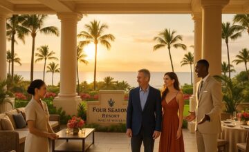 Resort welcoming guests with personalized service