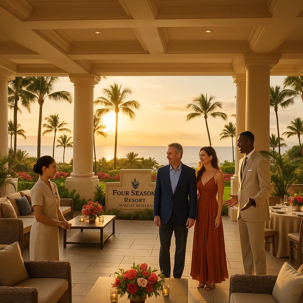 Resort welcoming guests with personalized service