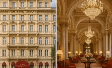 Hotel Imperial Vienna facade and lobby