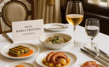 Elegant Basque cuisine dining at Hotel Maria Cristina San Sebastián