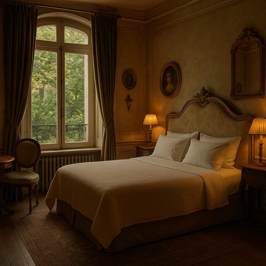 Hotel Particulier Montmartre elegant boutique room