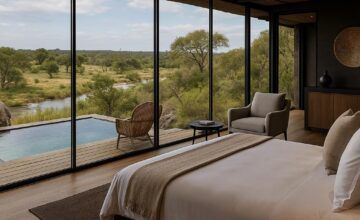 Londolozi Private Granite Suite with private plunge pool and wilderness view