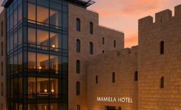 Mamilla Hotel Jerusalem blending modern design with historic stone walls
