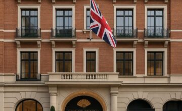 Mandarin Oriental Mayfair hotel entrance with historic and luxurious design