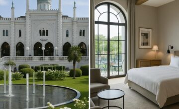 Nimb Hotel showcasing blend of historic Tivoli Gardens architecture and modern luxury design