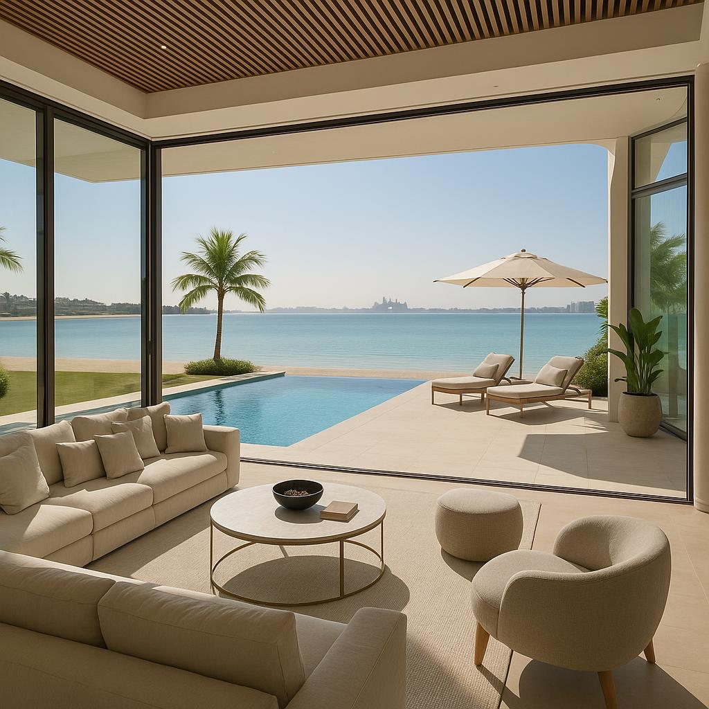 Private villa with pool at One&Only The Palm, Dubai