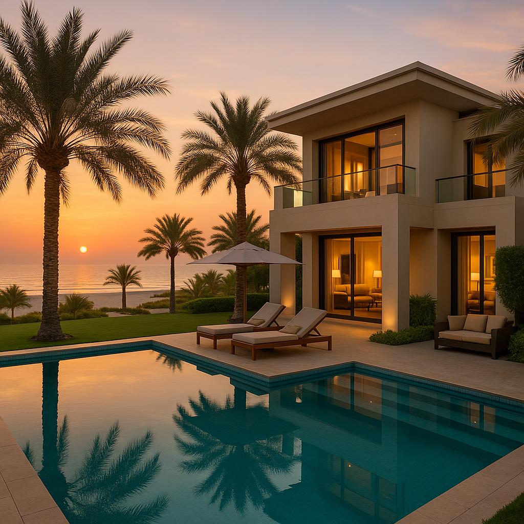 Park Hyatt Abu Dhabi beachfront villa with pool