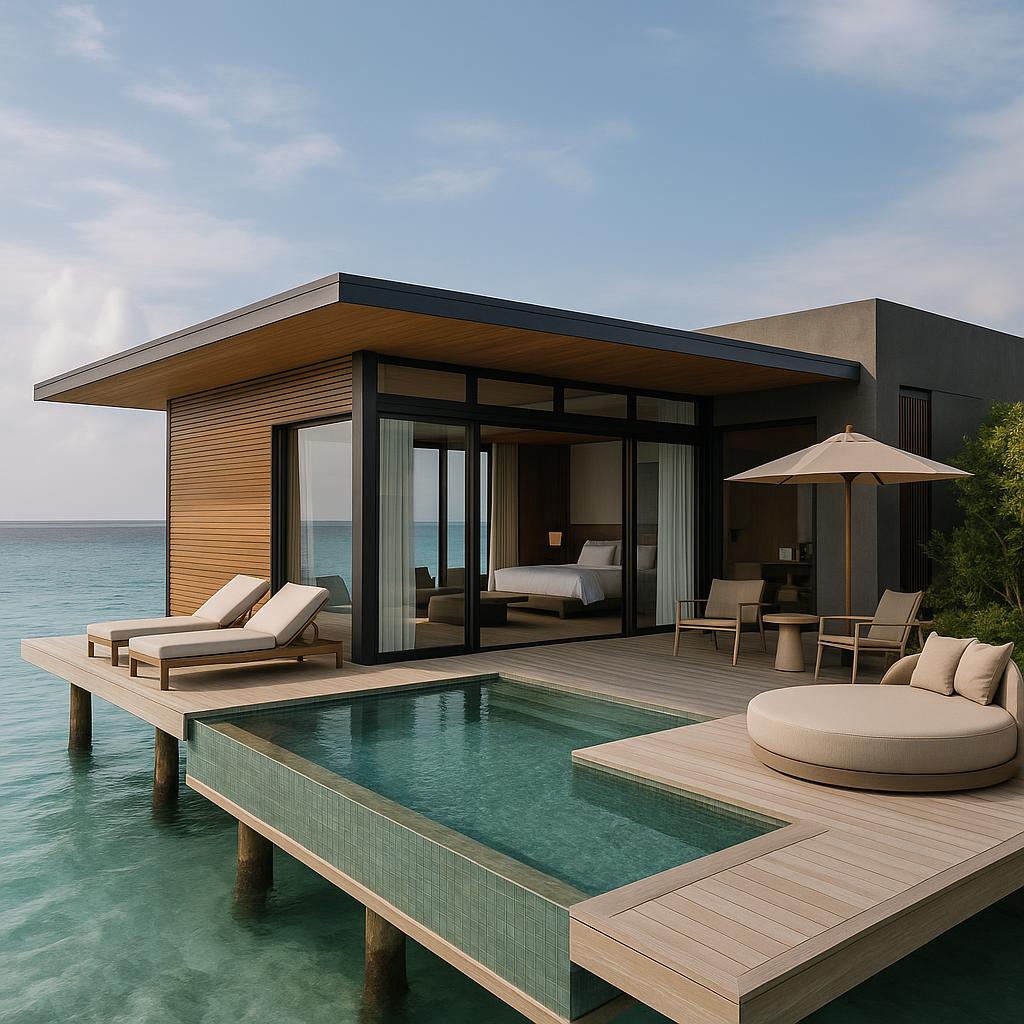 Patina Maldives overwater villa with ocean view