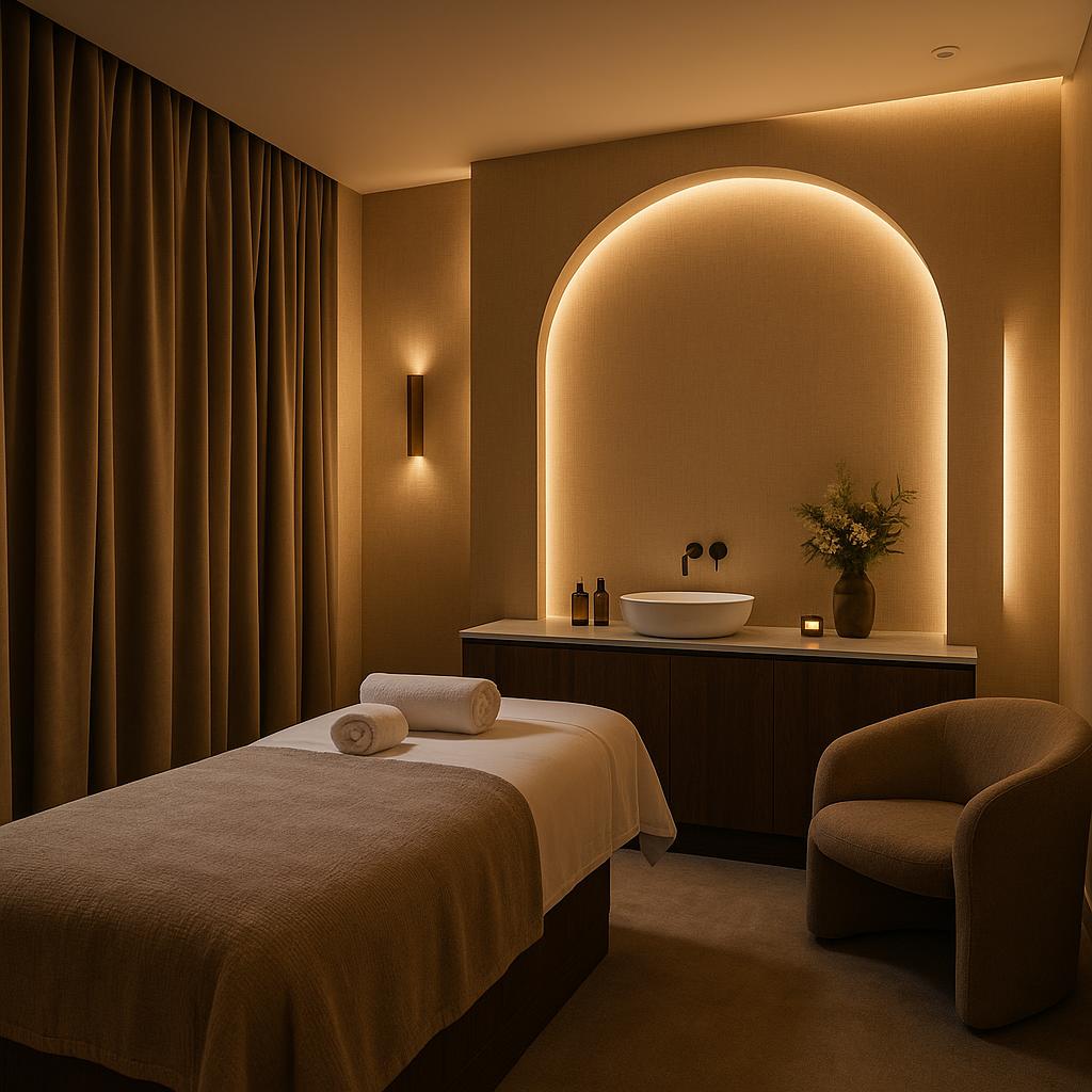 QT Auckland spa treatment room
