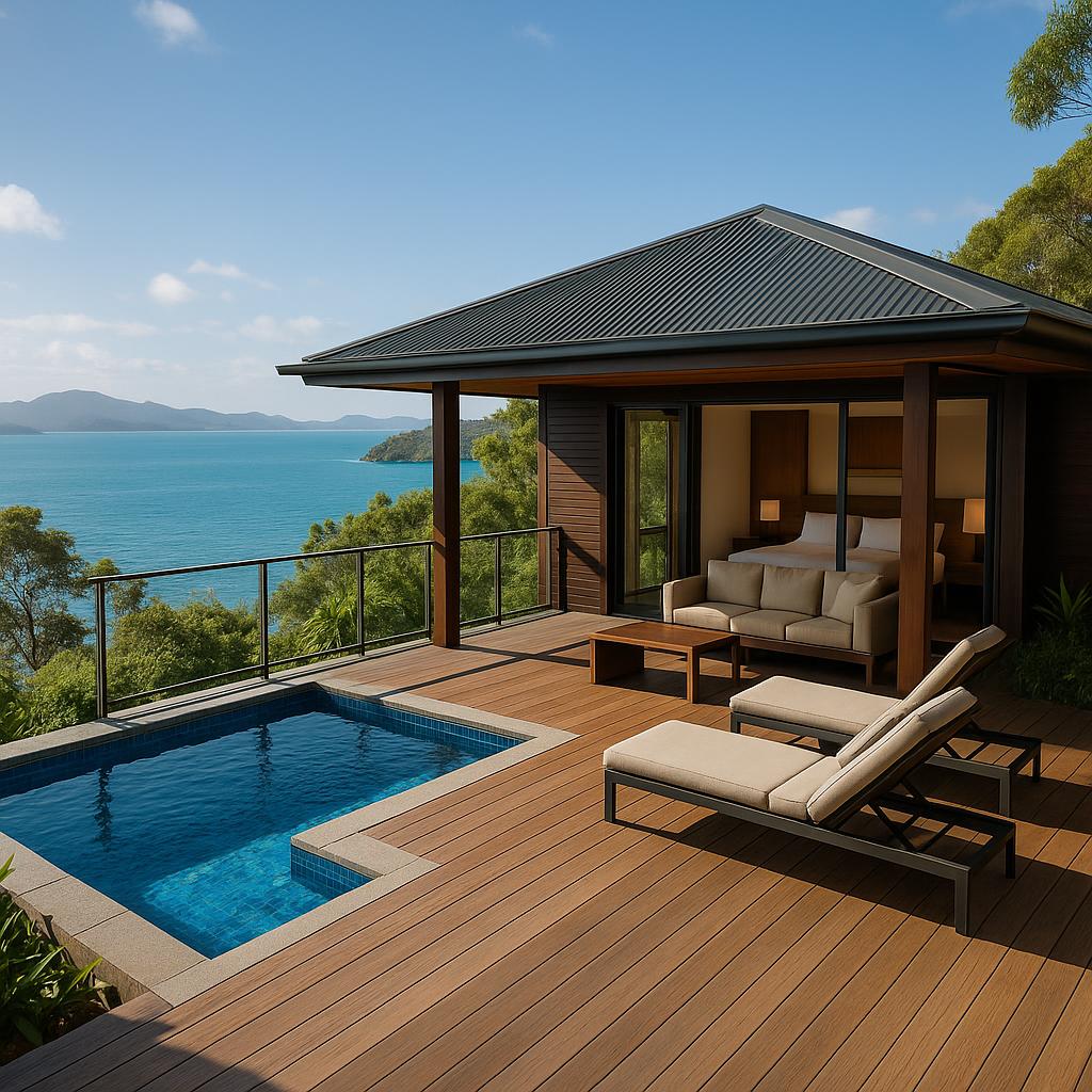 Luxury pavilion at Qualia Hamilton Island