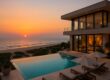 Private villa poolside at Saadiyat Rotana Resort with beach views