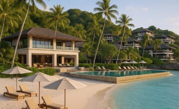 Shangri-La Boracay luxurious beachfront and pool area