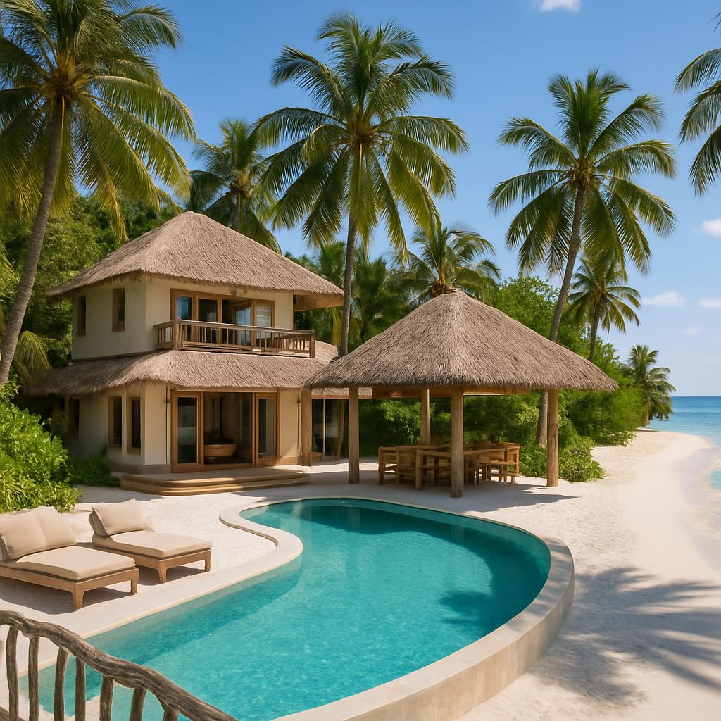 Luxury barefoot-luxe villa at Soneva Fushi Maldives