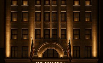 Art Deco exterior of The Chatwal in NYC theatre district