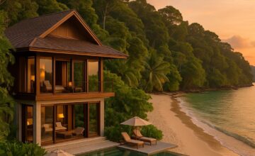 Luxury beachfront villa at The Datai Langkawi nestled between rainforest and beach