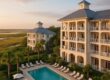 The Dunlin Resort overlooking coastal Lowcountry marshes with modern southern architecture