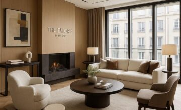 Bespoke interior design of a luxury residence at The Emory, London