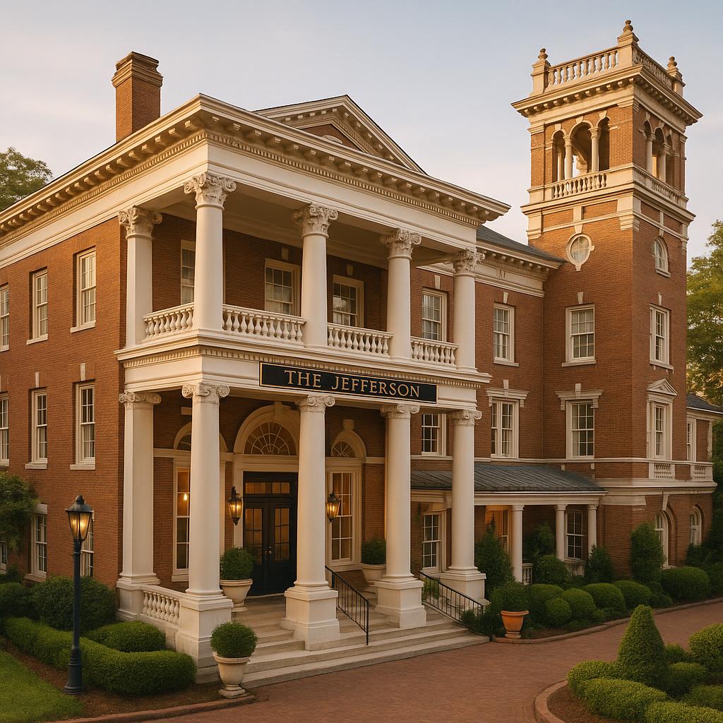 The Jefferson Historic Boutique Hotel in Richmond’s cultural district
