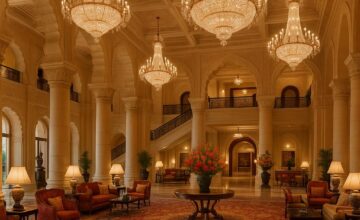 The Leela Palace New Delhi grand lobby