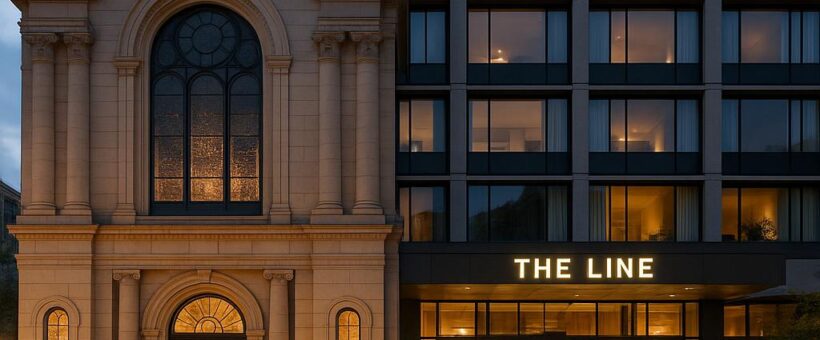 The Line DC hotel in Adams Morgan with vibrant crowd