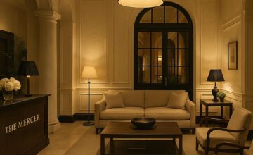 The Mercer boutique hotel lobby