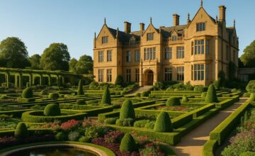 Luxury estate The Newt Somerset showcasing cinematic gardens and historic mansion