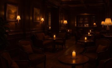 Candlelit luxury atmosphere at The NoMad Hotel lounge