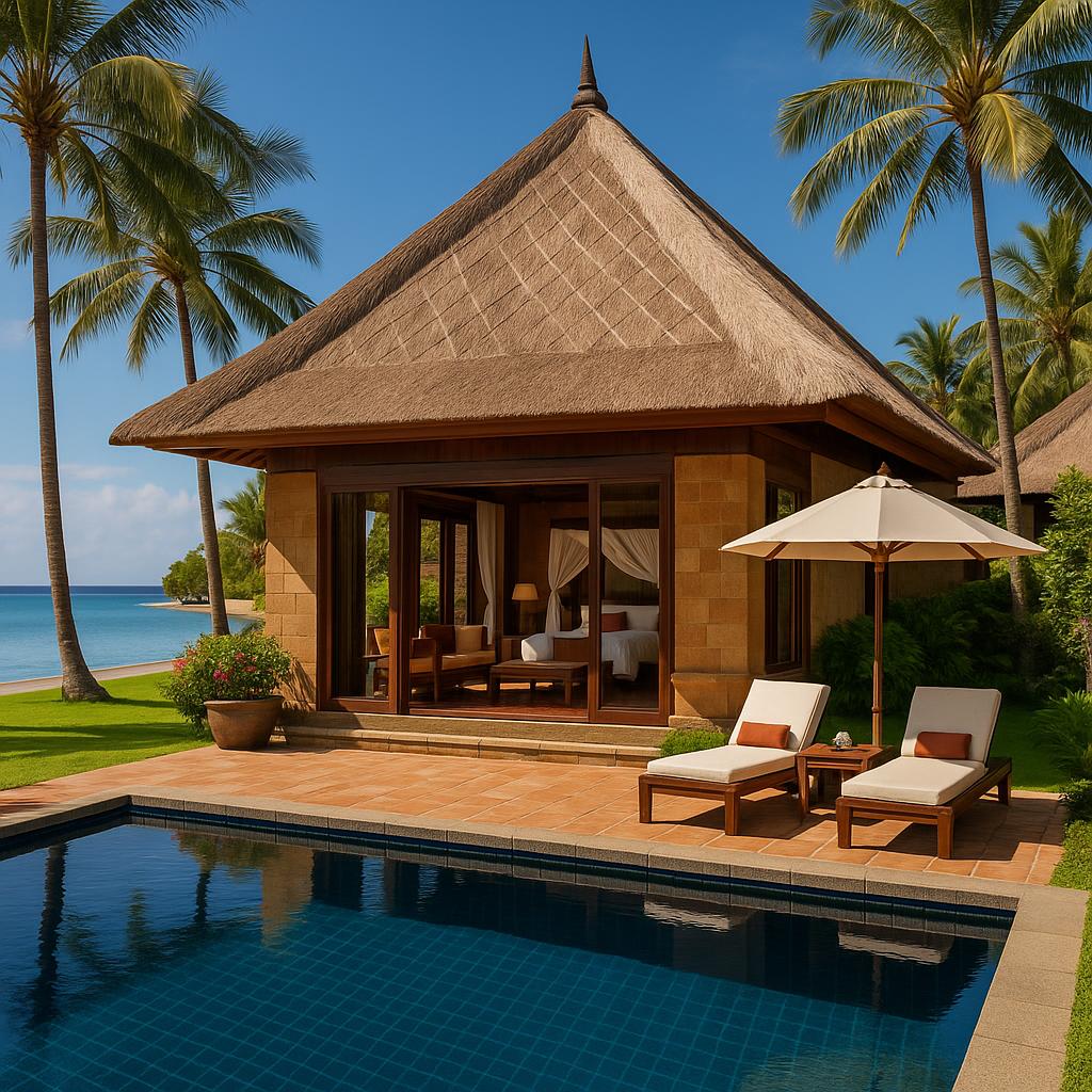 The Oberoi Beach Resort Lombok beachfront villa