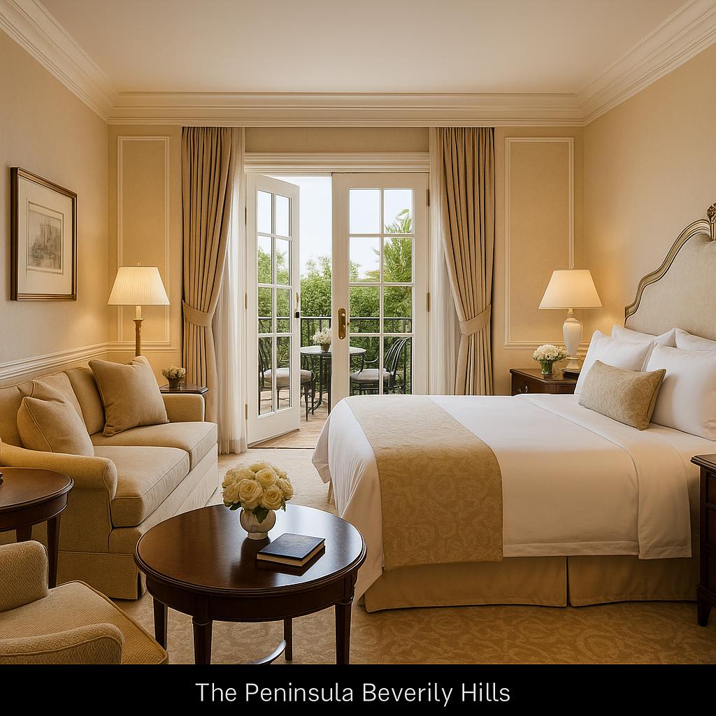 Elegant designer room with plush furnishings and ambient lighting