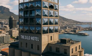 The Silo Hotel Cape Town glass cube atop grain silo with panoramic city views