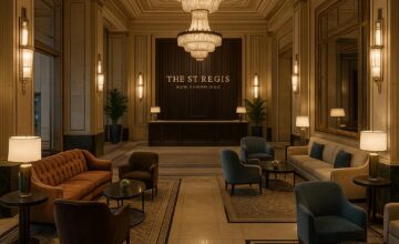 St. Regis San Francisco elegant Art Deco lobby