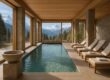Waldhaus Flims Wellness Resort spa with mountain views
