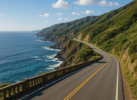 Epic Coastal Road Trips Worldwide: Your Ultimate Guide 2 Scenic coastal road with cliffs and ocean views