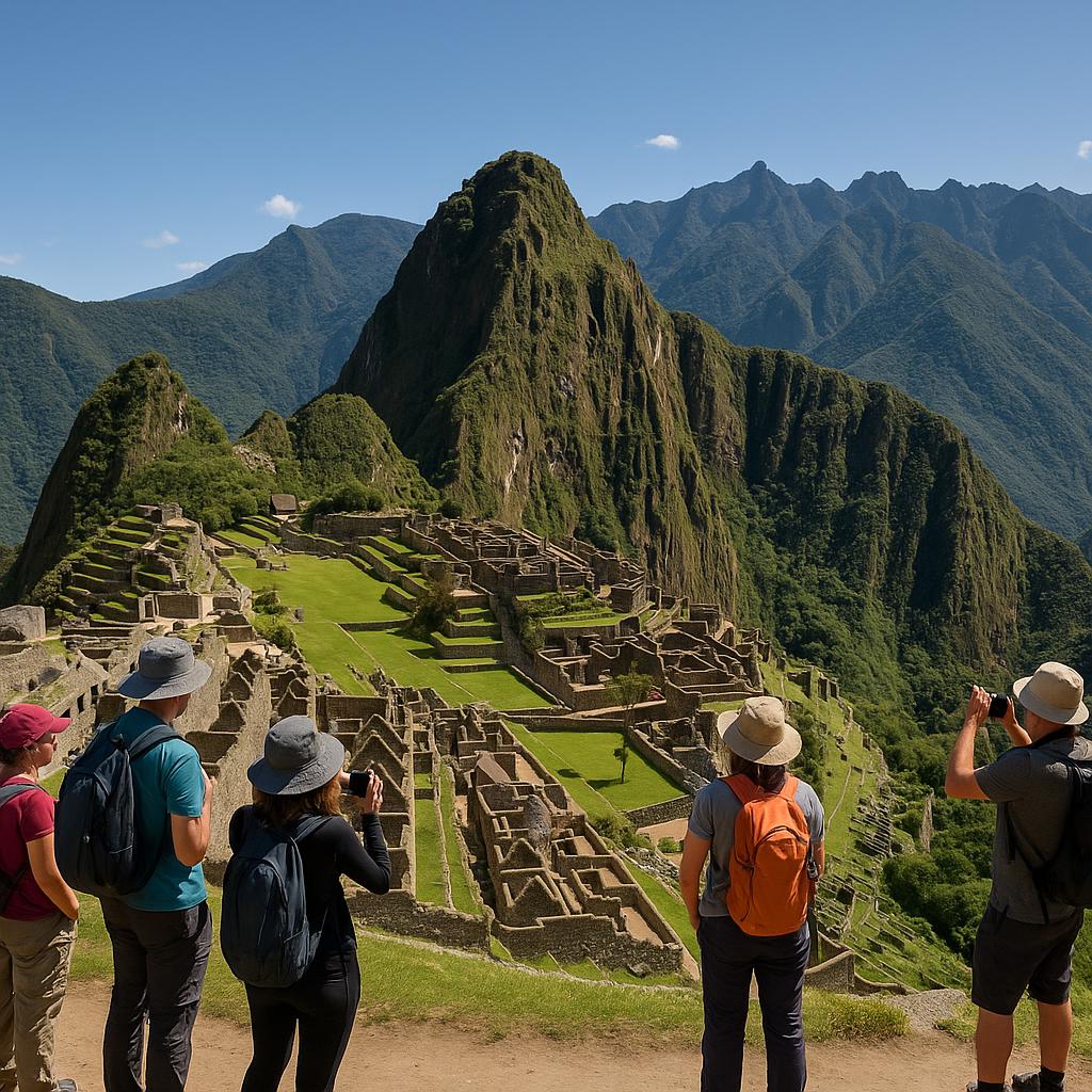 Expert Travel Guide to Peru: Essential Tips and Insider Advice 2 Panoramic Machu Picchu with tourists and green mountains